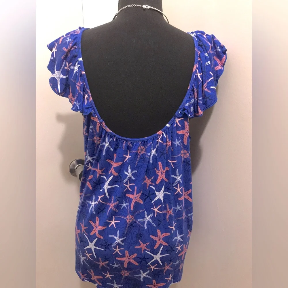 🆕 Ladies Sleeveless XL Blue Cami PJ Set. Nice soft material. NWT